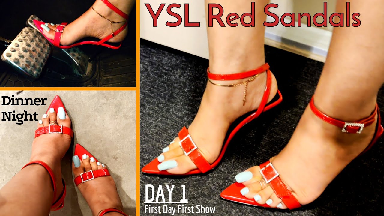 YSL Pointy Heeled Sandals - DAY 1 | Trendy Summer Shoes For Date Nights | Good Shoes Matter