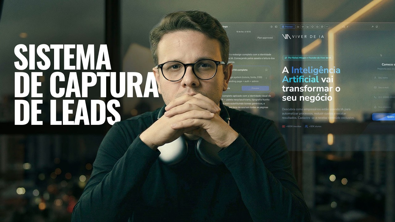 Sistema de captura de leads com IA - Criei do zero