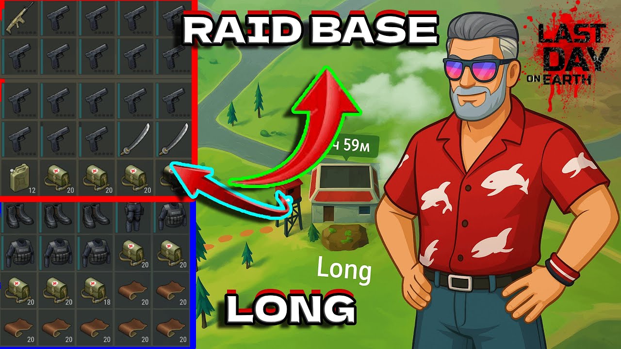 🔥 Long ldoe Raid Base &ndash; INSANE Loot! | Last Day on Earth: Survival 🔥