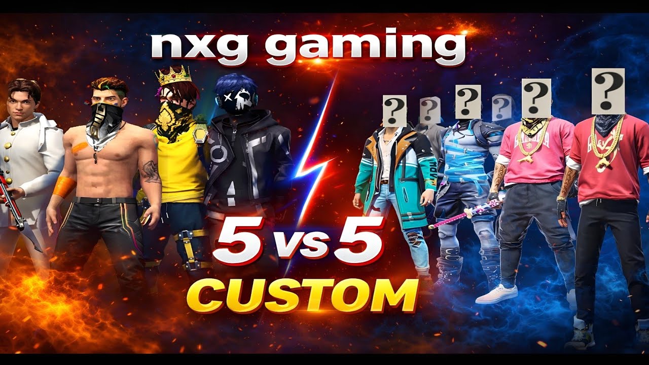 5 vs 5 Custom Room | Pro Players Only 💀Full Rush 5v5 Custom | No Mercy 😈5 vs 5 Competitive Match | 