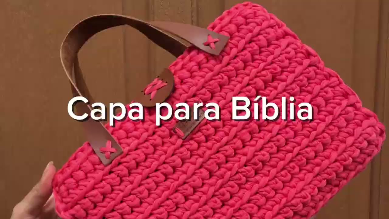 Capa para Bíblia / capa de crochê