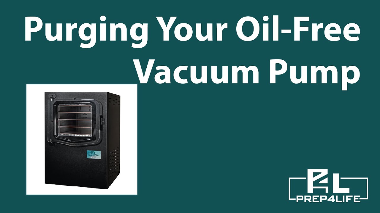 Cube Freeze Dryer Oil-Free Pump Maintenance #freezedryer #prep4life #cubenation