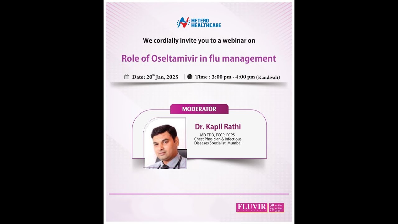 Role of Oseltamivir in flu management by Dr. Kapil Rathi
