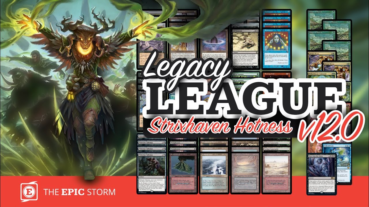 Strixhaven BOMB-RARE Witherbloom Command! In The EPIC Storm v12.0 | Legacy League  - 04/15/21