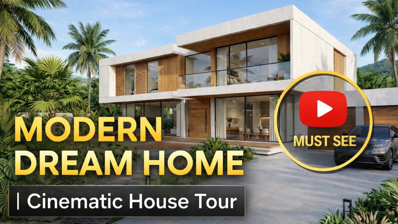 Modern Minimalist Dream House Tour | Inside a Luxury Home with Cinematic 4K Interior Walkthrough