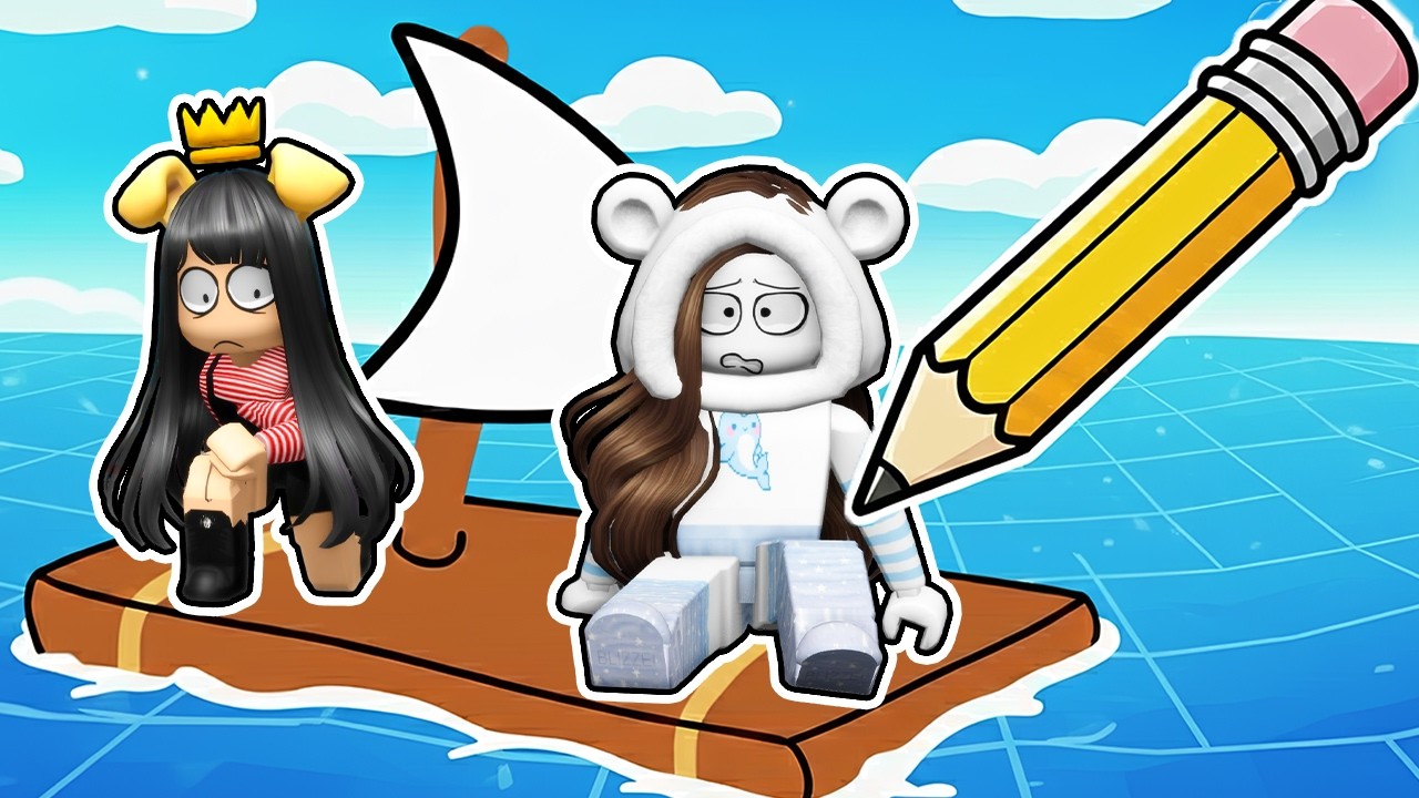 Disegna la tua zattera per vincere su roblox!