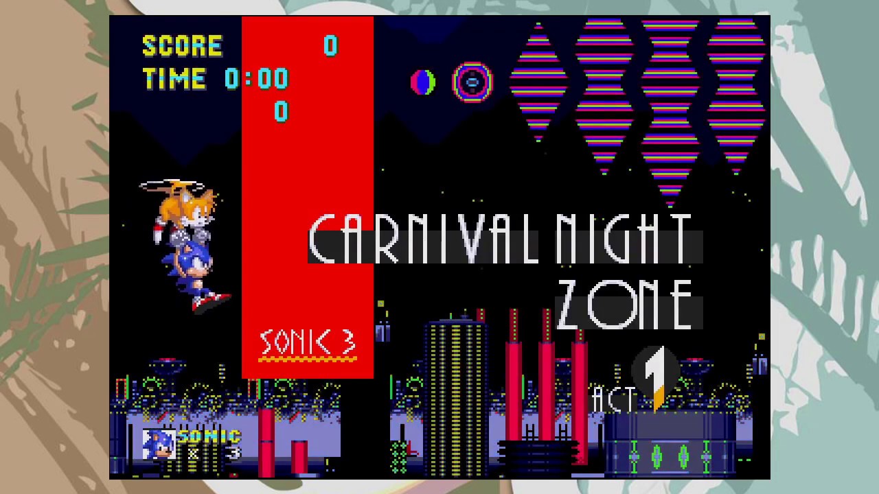 Sonic 3 - Carnival Night Zone with Savaged Regime's Mystic Cave Arrange