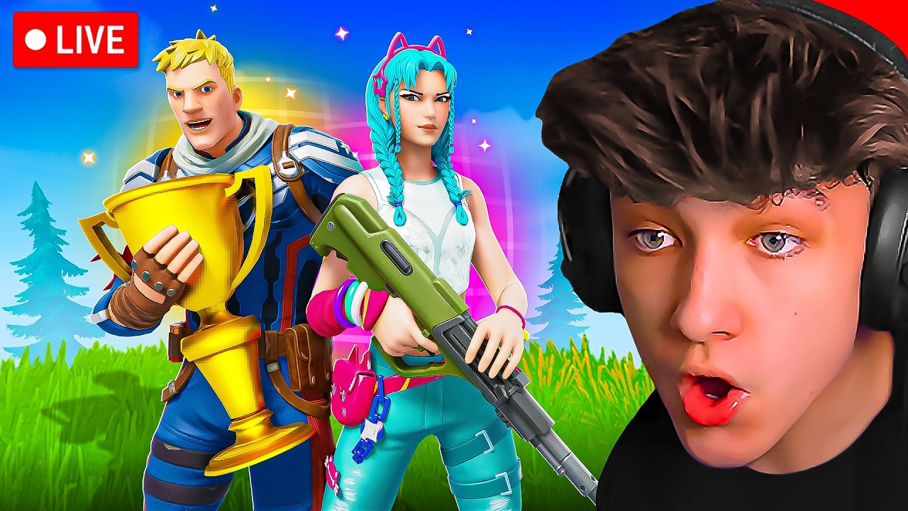 🔴LIVE! - WINNING DUO TOURNAMENT in FORTNITE!