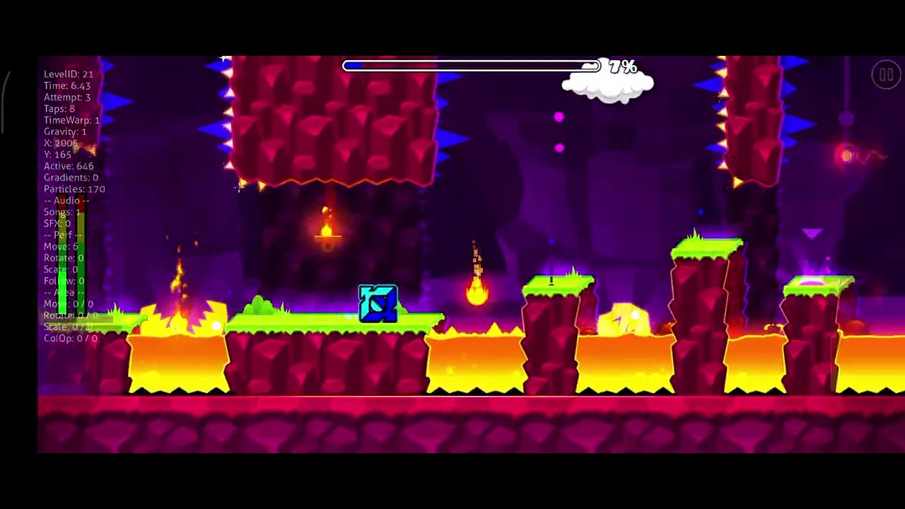 Trying to beat the game | Geometry Dash 