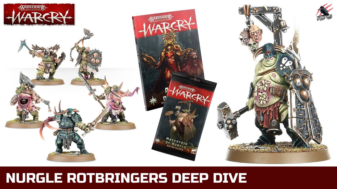 WARCRY MAGGOTKIN OF NURGLE DEEP DIVE - ROTBRINGERS WARBAND - Proxies, Prices, Fighters & Abilities