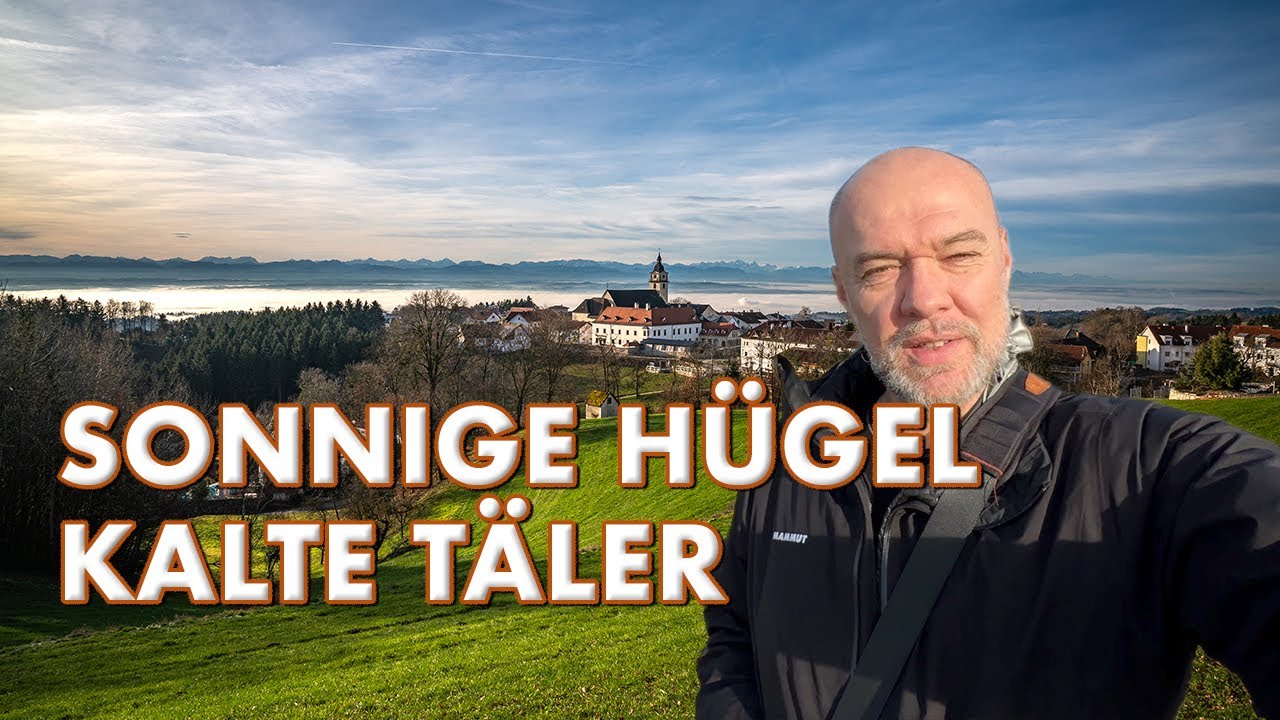 Landschaftsfotografie über dem Nebel | Oben warm und unten kalt