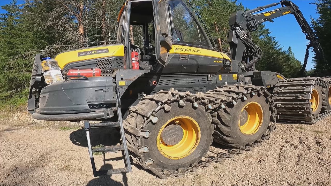 Kettu repolaisen esittely ja ensiharvennuksen tekoa. Ponsse Fox C44+ H6 vm 2019