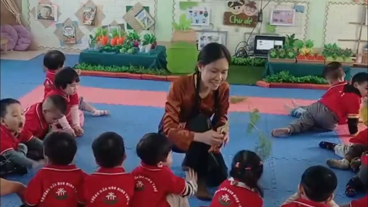 Nhận biết củ cà rốt - ứng dụng 5E - Gv: Trần Thị Thủy - Trường mầm non Minh Thuận 