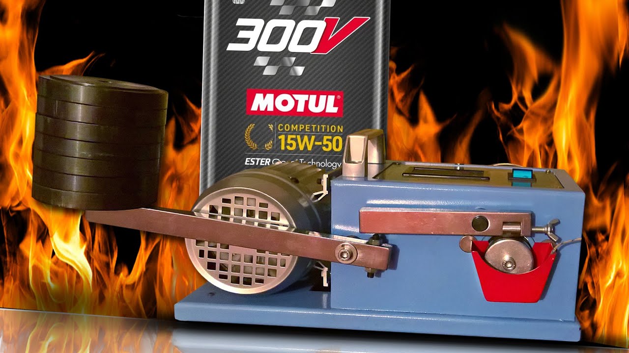 Тест моторного масла Motul 300v Competition 15W50 100°C Тестер Piotr