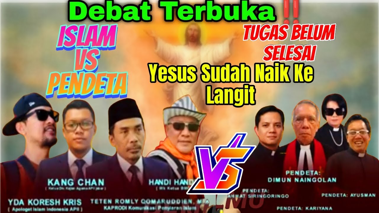 DEBAT TERBUKA ISLAM VS PENDETA ‼️ Yesus Meninggalkan UmatNya Dialog Lintas Agama Islam VS Kristen