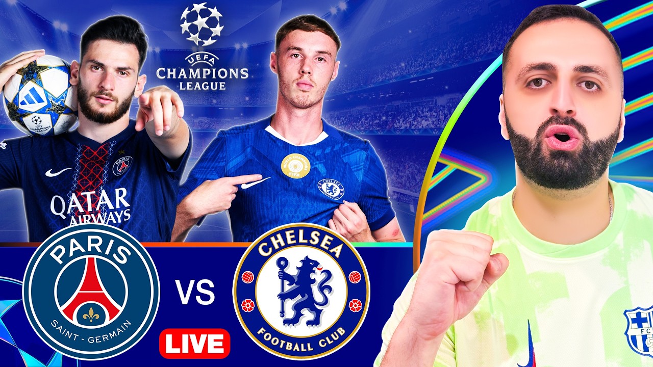 🔴LIVE პსჟ vs ჩელსი - ჩემპიონთა ლიგა 2025/26 მერვედფინალი🔥ვგულშემატკივრობთ კვარას 🇬🇪 NiKoLoz რეაქტ🔥