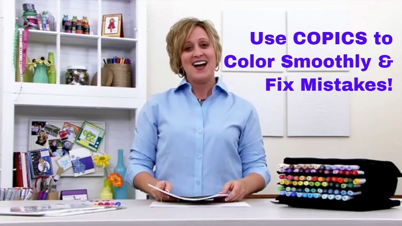 How to Use Copic Markers to Color Smoothly & Fix Mistakes | an Annie's Tutorial