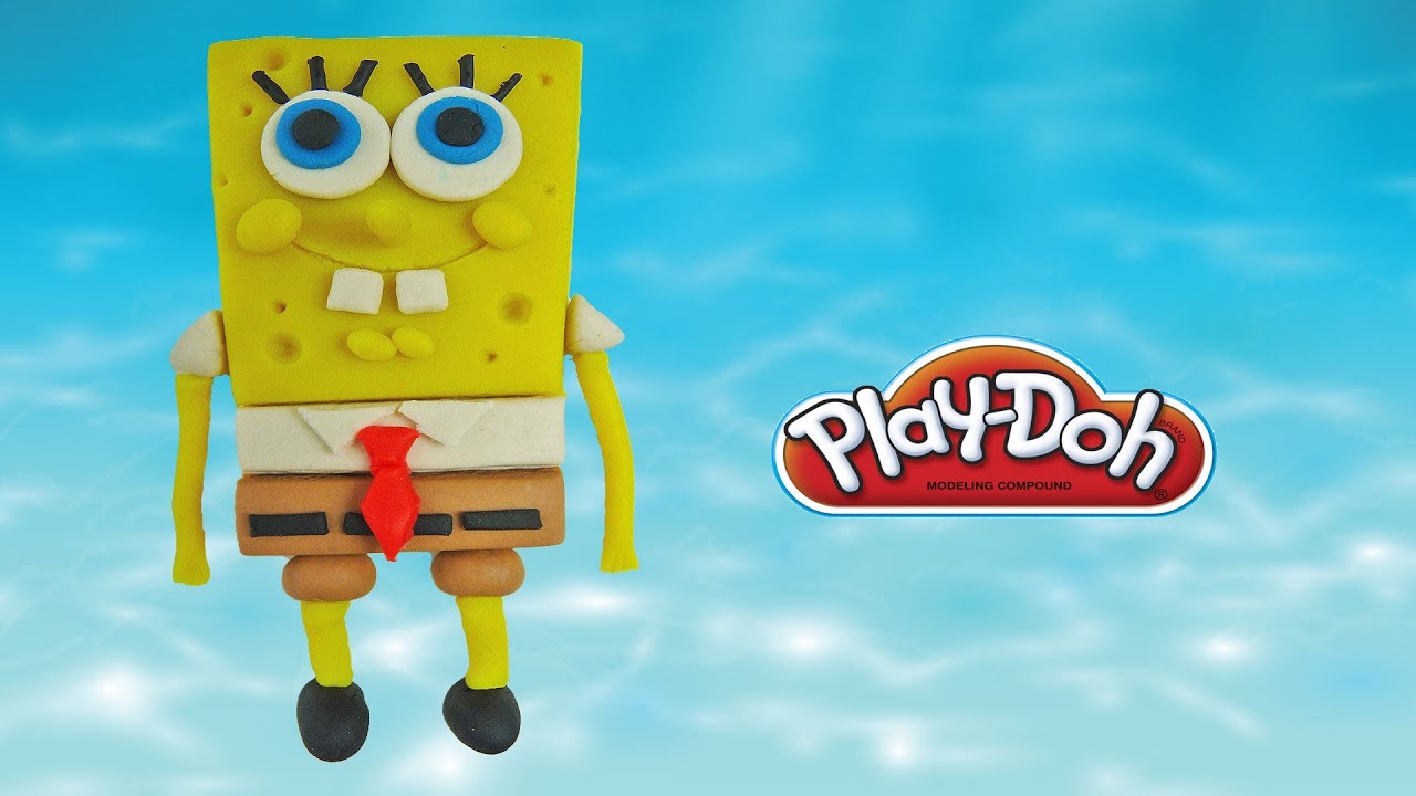 Play doh Spongebob Squarepants - How to make with Playdoh