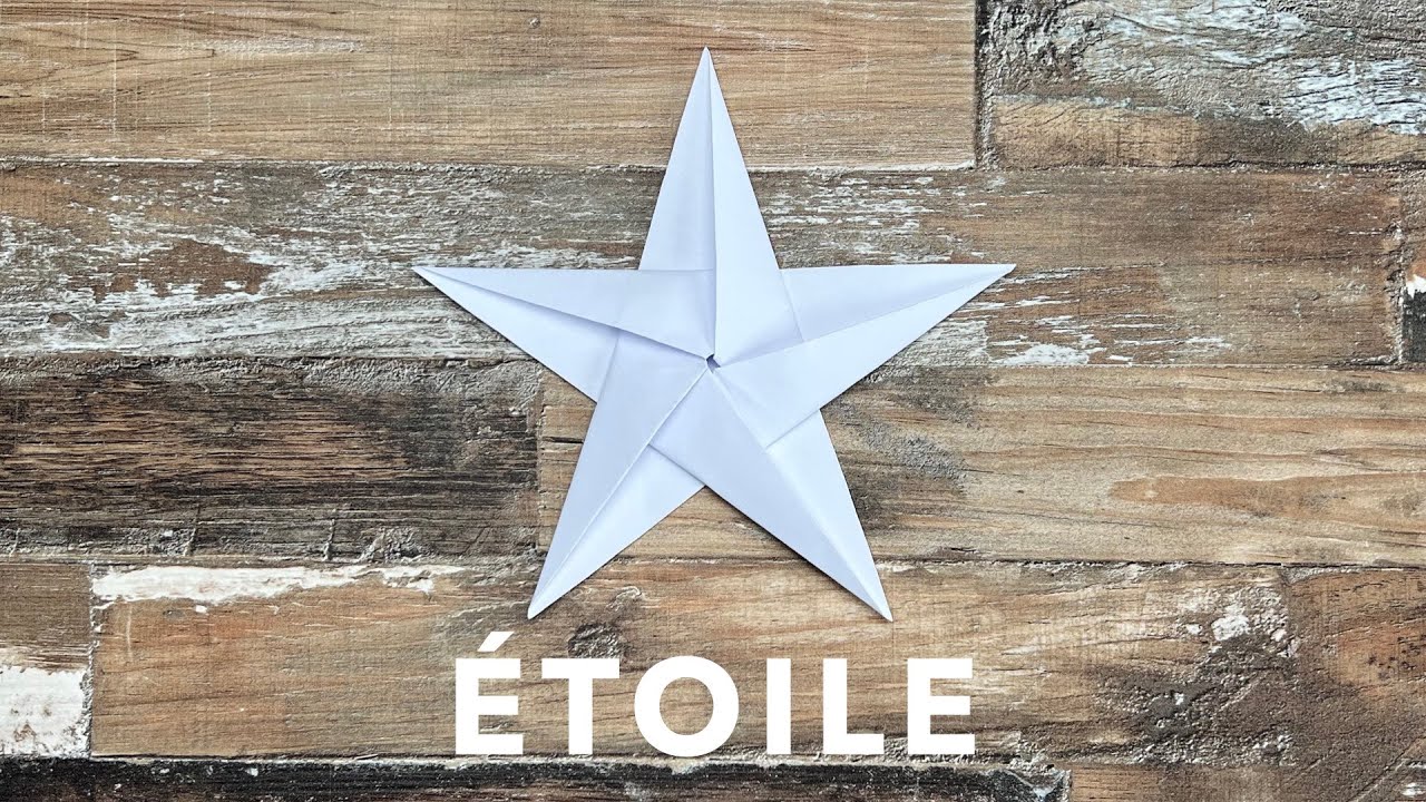 Origami Étoile ⭐️ Comment faire une Etoile en papier