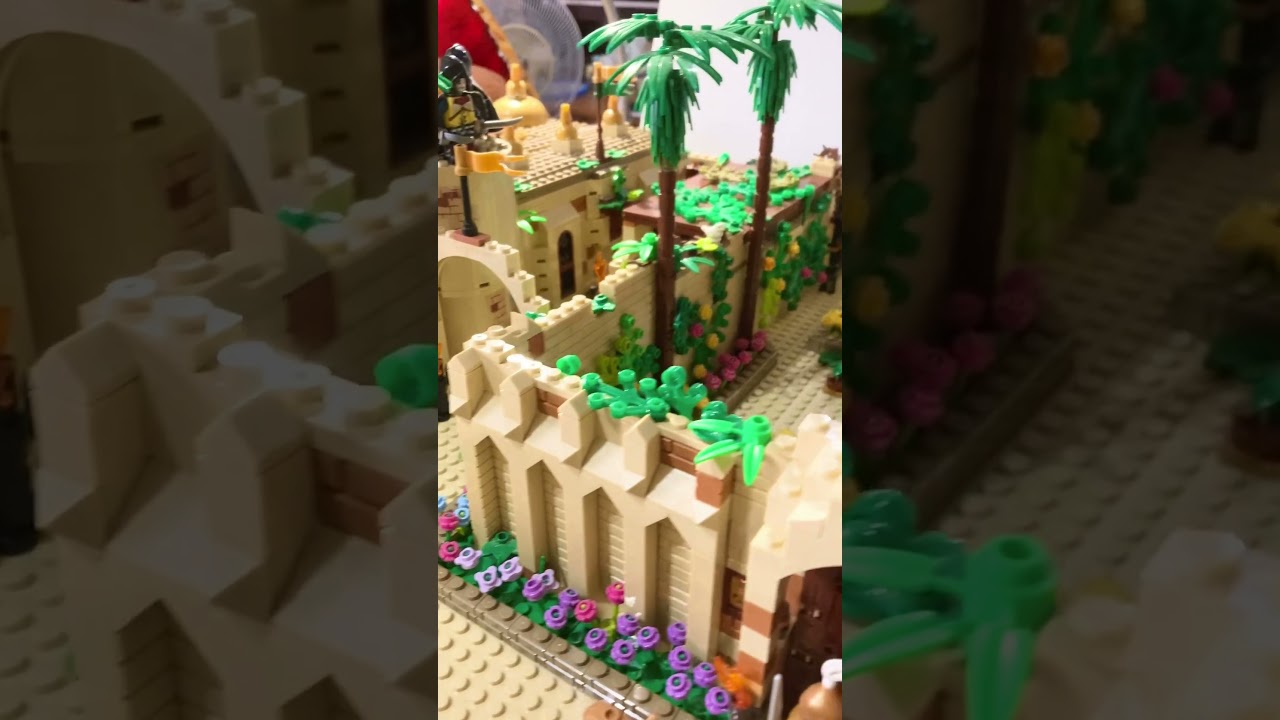 Lego Assassin&rsquo;s Creed Mirage scene moc #lego #acmirage #art #moc #assassin #city #brick #baghdad