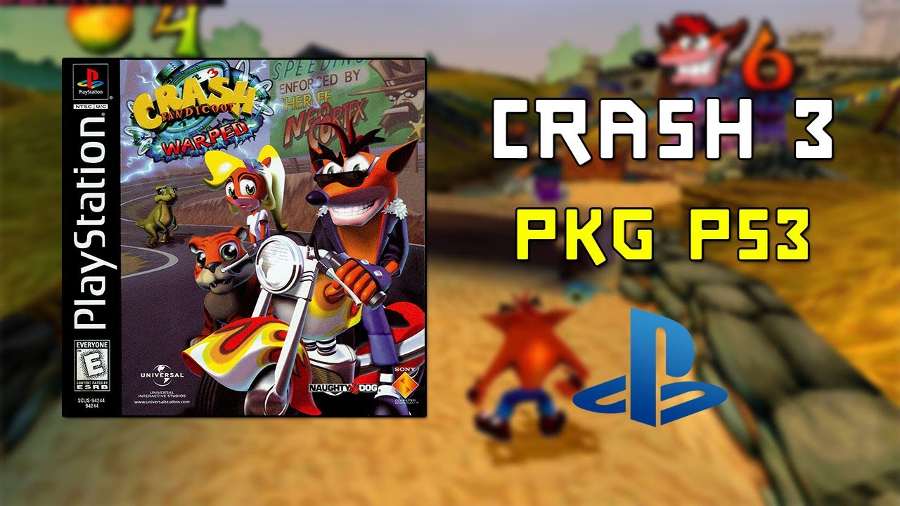 Crash Bandicoot 3: Warped (PTBR) PS1 | PKG PS3 HEN/CFW