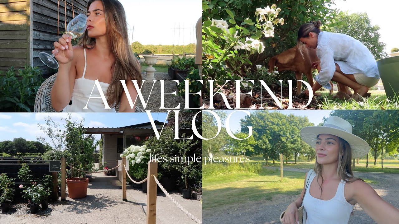 SIMPLE LIVING AT HOME IN THE KENT COUNTRYSIDE / GARDEN CENTRE, SUMMER GARDENING & DATE NIGHT