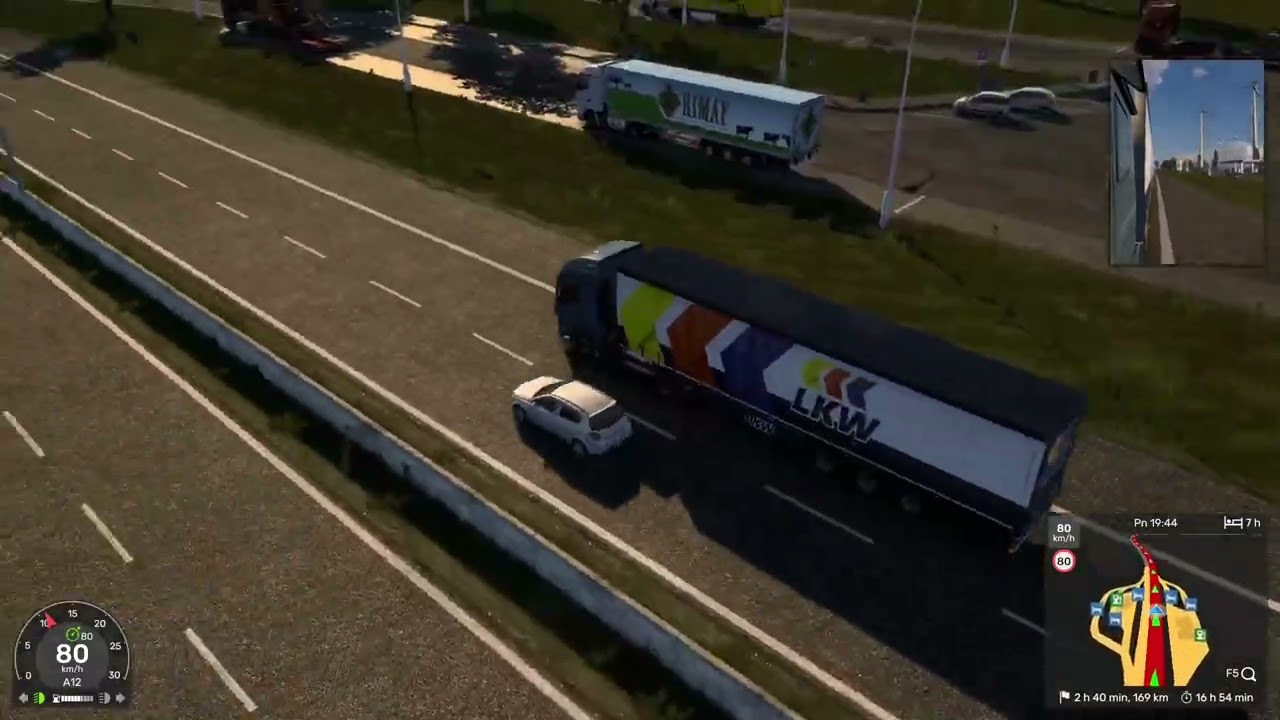 Euro Truck Simulator 2 - Wyruszamy w drogę po Europie! - Kolejna trasa i kolejne fajne zlecenie [02]