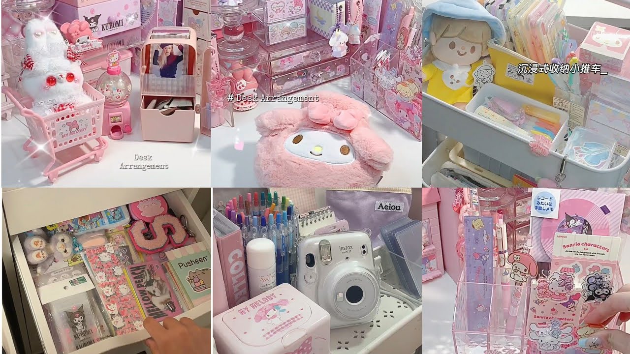[Desk Setup and Decor] Trang Trí, Sắp Xếp Bàn Học Cùng TikTok Trung Quốc- Góc nhỏ của Meow