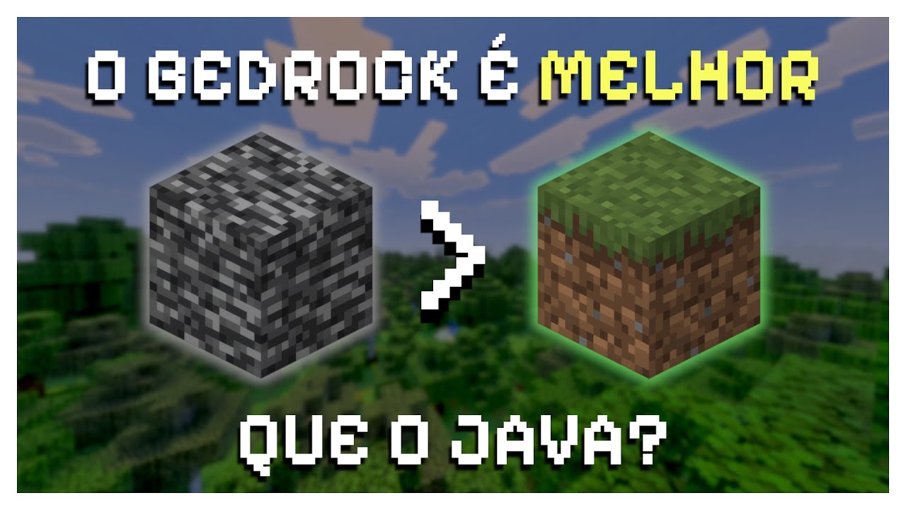 Minecraft Java VS Bedrock: Qual é o MELHOR?