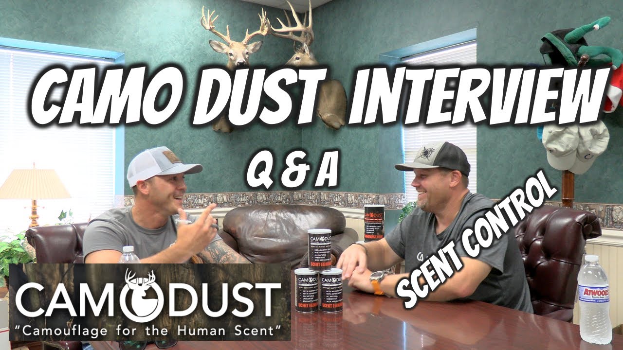 CAMO Dust! Proven Scent Control for Hunting!  Q & A with the the owner! Discount code OYO