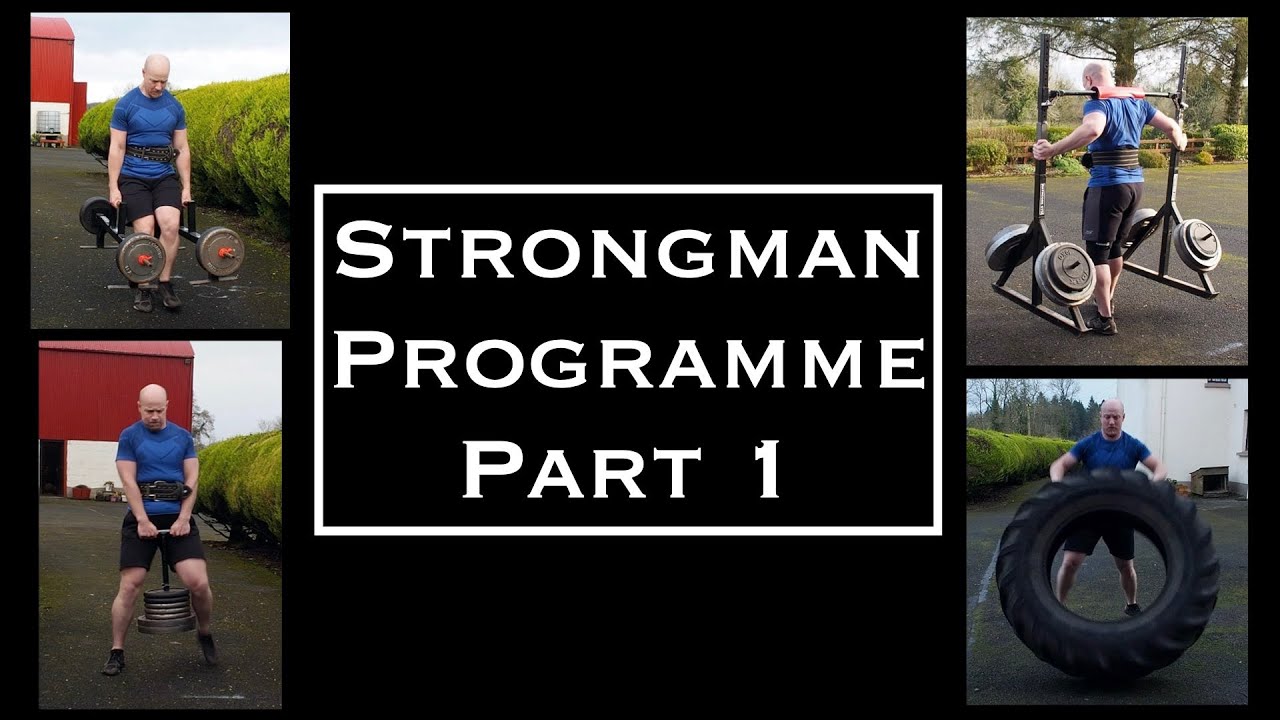 Strongman Training Programme Part 1 - Weighted carries | Yoke, Farmers & Duck Walk. Tyre flips, grip