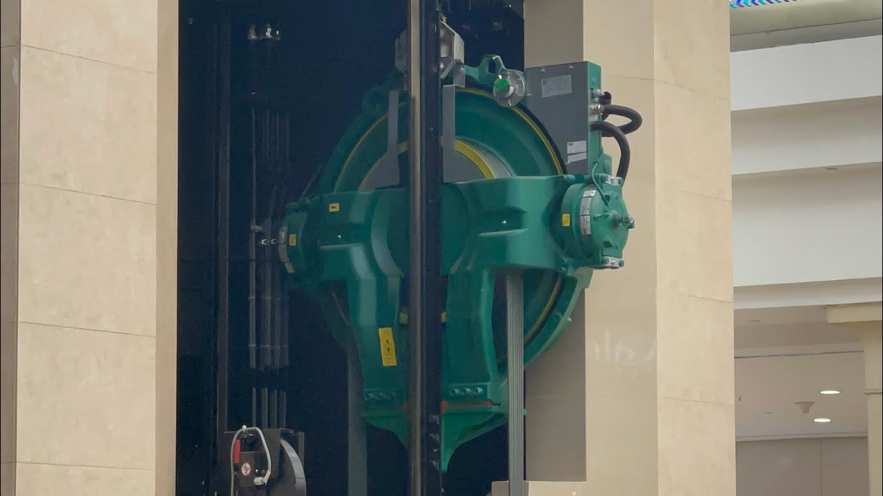 Kone Ecodisc MX20+ elevator at Wafi Mall Dubai