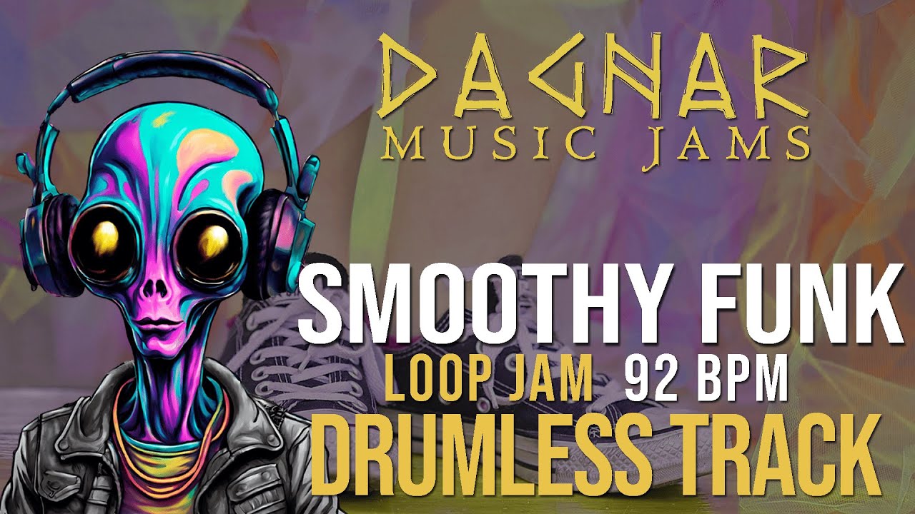 Smoothy Funk - Drumless Track LOOP | 92 BPM | Play Along for Drummers