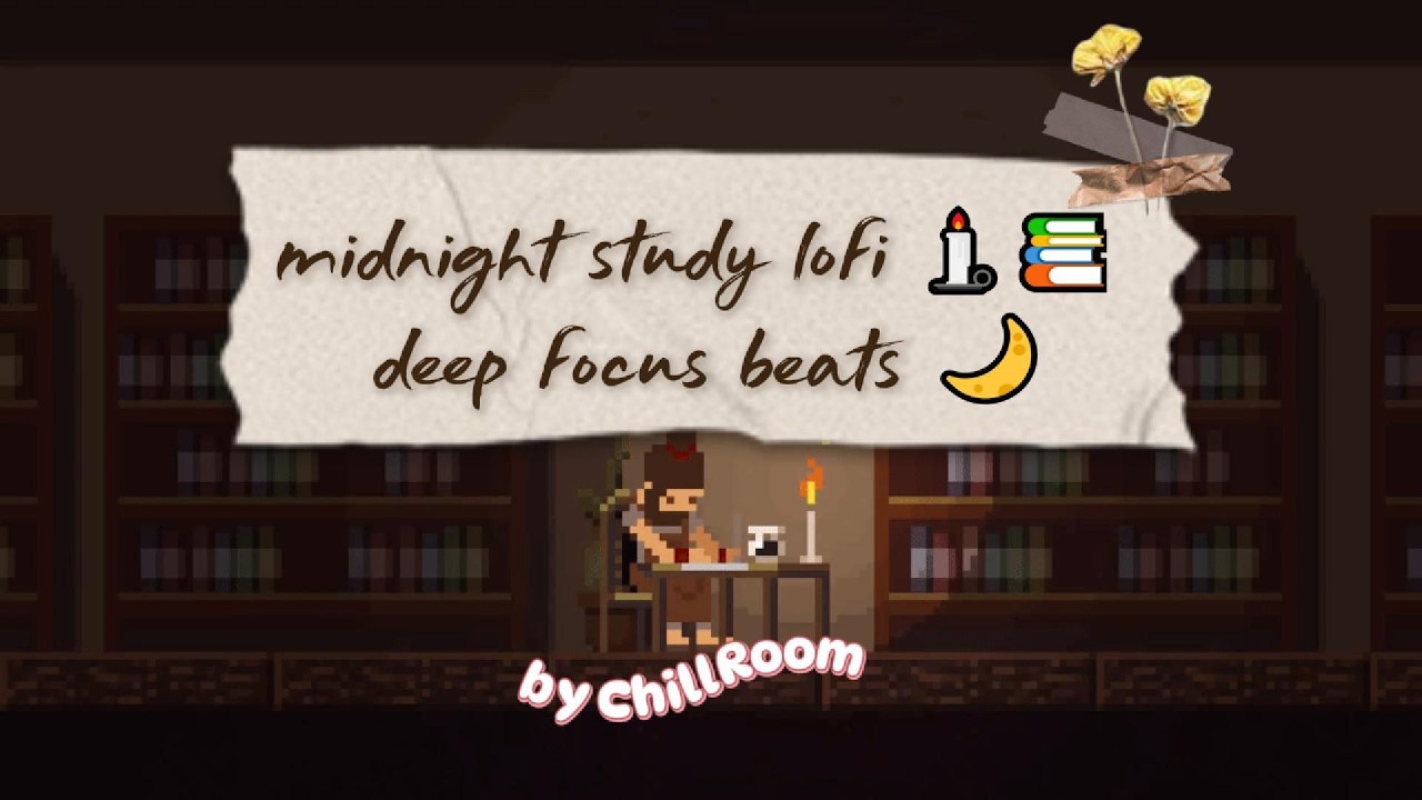 midnight study lofi 🕯️📚 deep focus beats 🌙 | 벚꽃 로파이