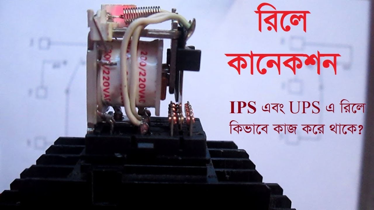How To Work Relay in Bangla || Relay Connection || 220V AC Relay || রিলে কানেকশন