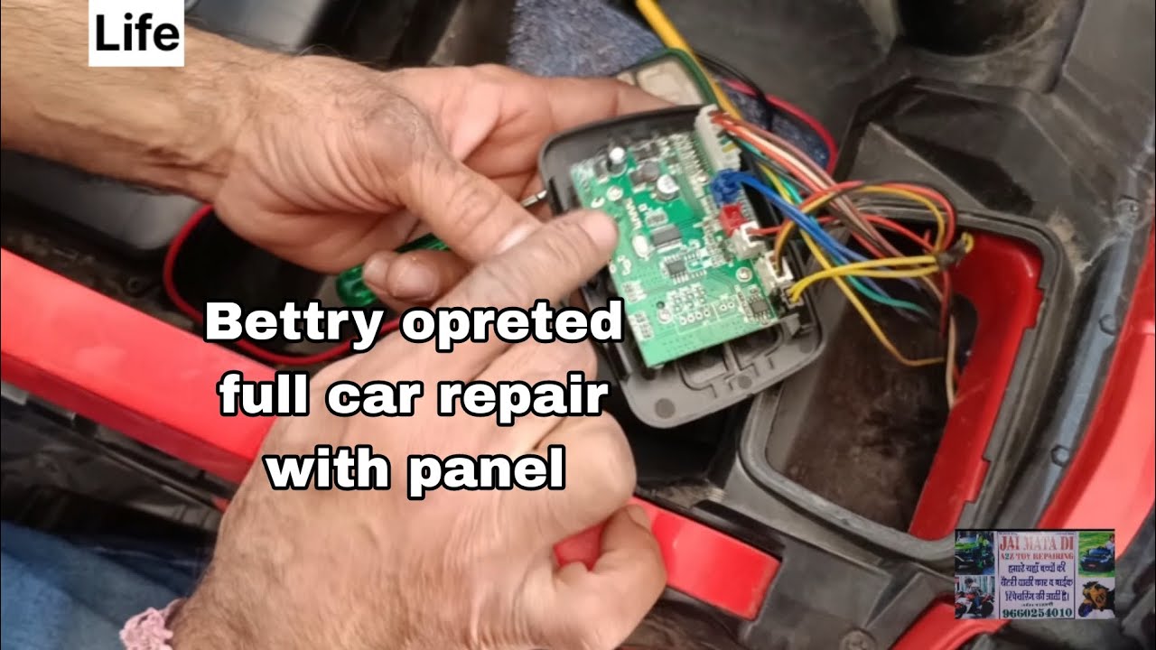 Bettry operate full car repair with panel#alltoys #new 