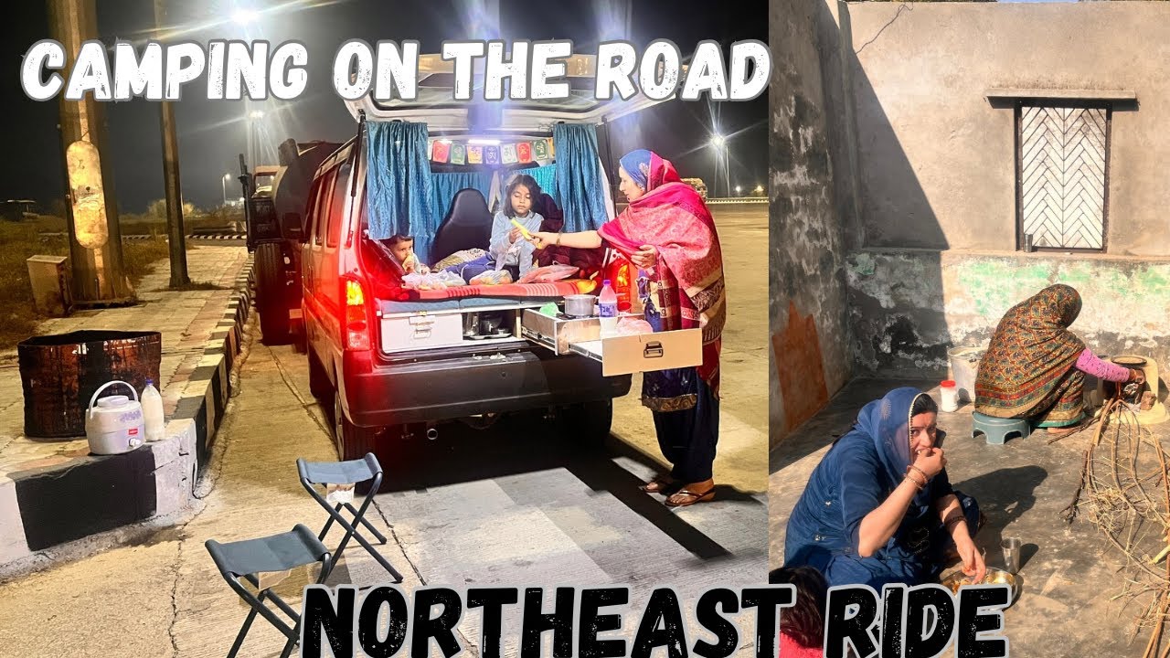 EP -2 NORTHEAST TRIP WITH CAMPERVAN | NIGHT STAY A VILLAGE IIN U.P | MATHURA TO AYODHYA |