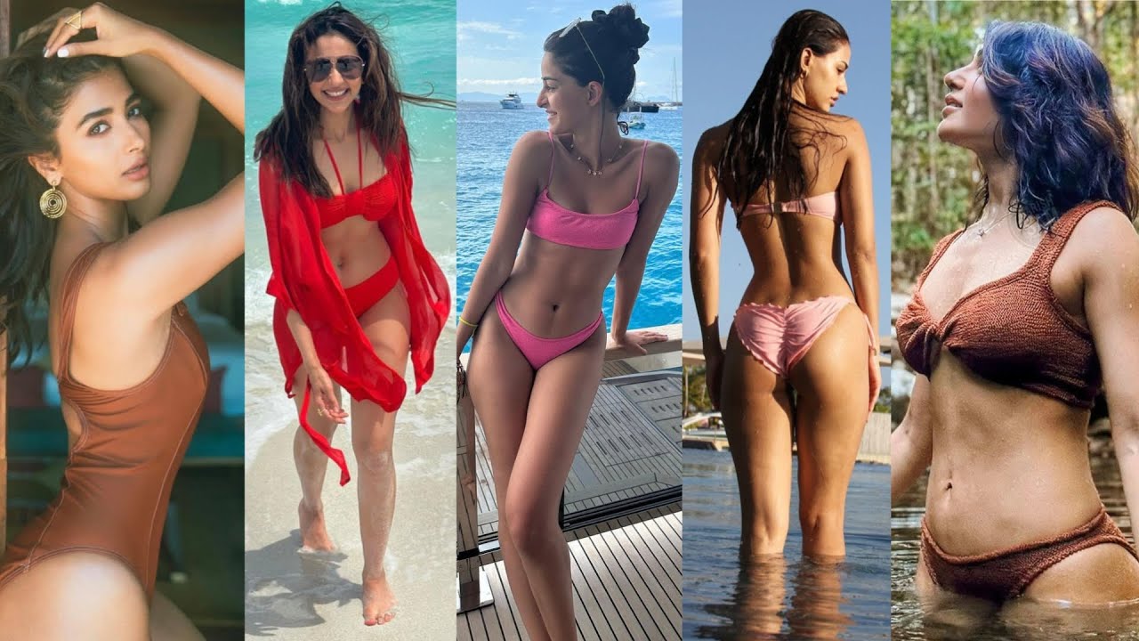 Sizzling Actress Stunning Bikini Photoshoot Video Part 3 | Most Beautiful Actress Bikini Looks