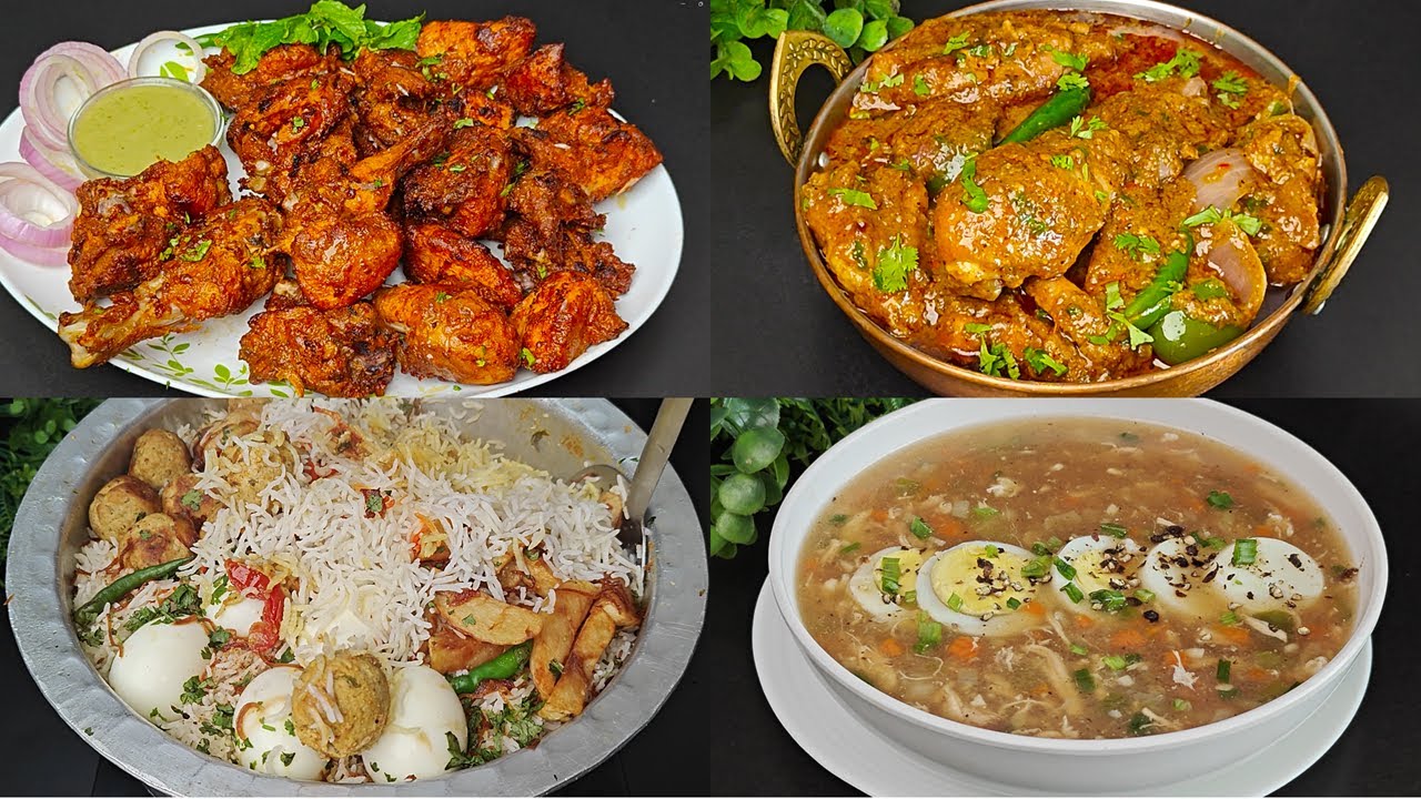 Complete Dawat Menu with Chicken Recipes by Ashus Delicacies