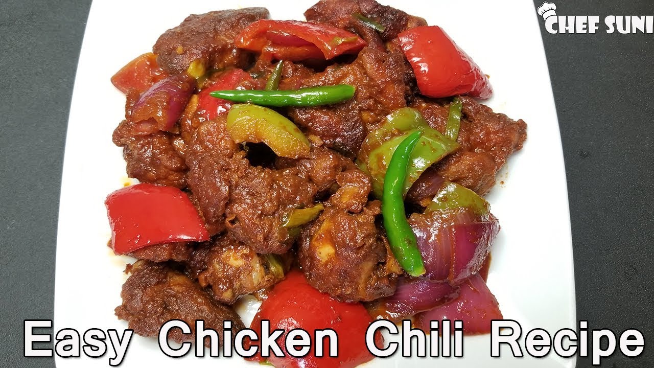 How to Make Chicken Chilli Recipe | Easy Chicken Chili || Special Nepali food recipes || Chef Suni