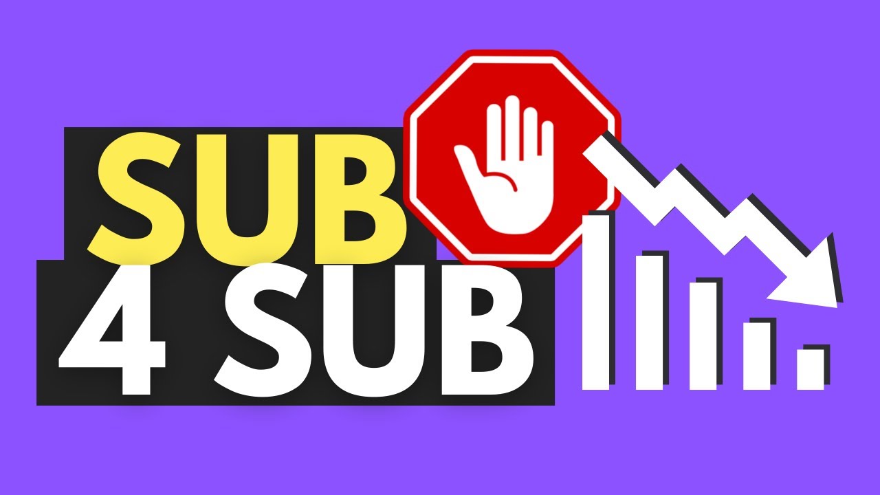 Why Sub4Sub Is Bad For Channel Growth on YouTube