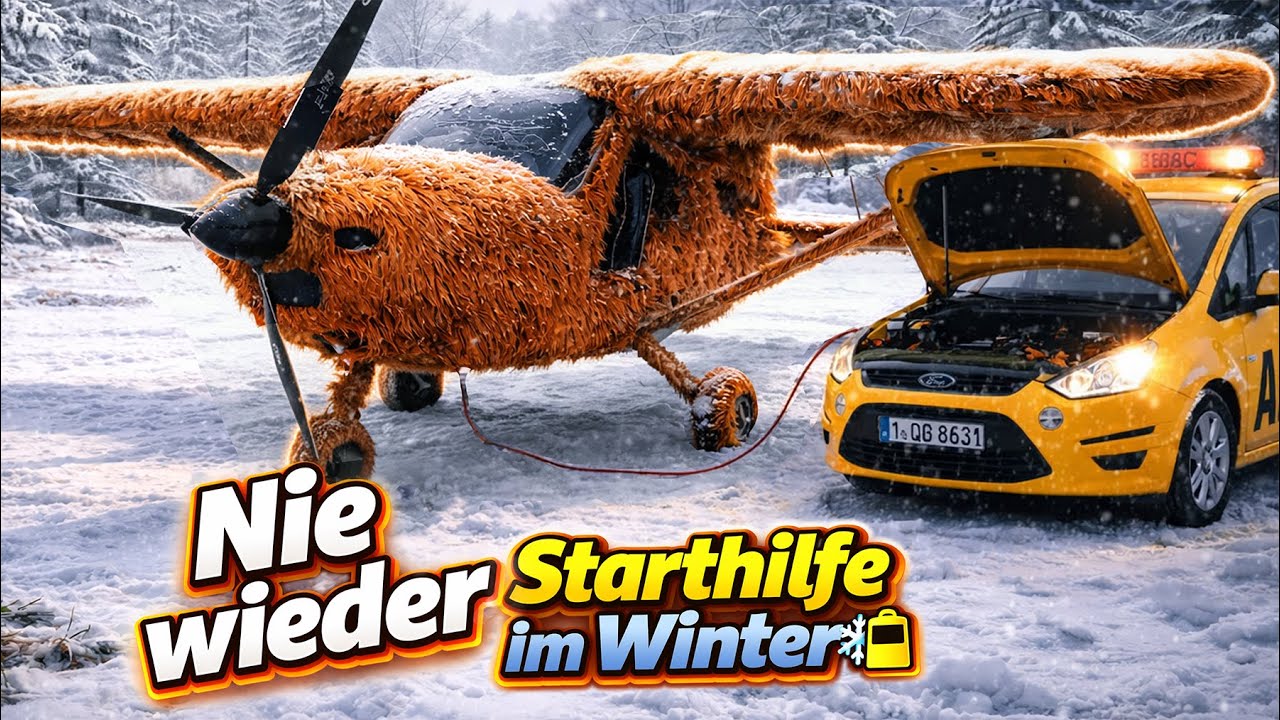 Nie wieder Kaltstart im Winter – Pilot Jens erklärt das richtige Vorheizen
