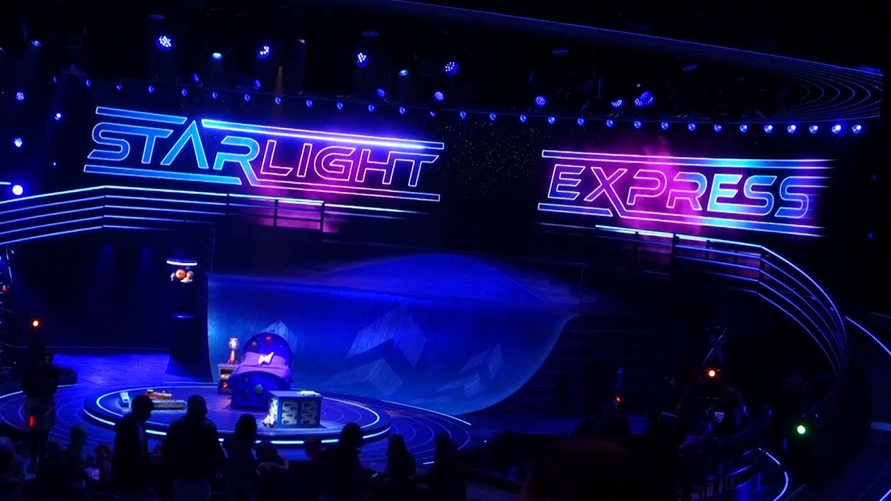 The Auditorium,Stage & Set Design For Starlight Express ( Andrew Lloyd Webber Musical )