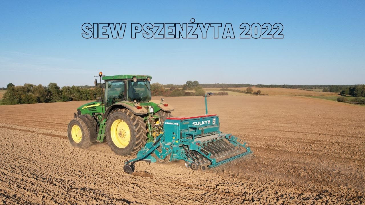 ☆Siódemka wraca do żywych!☆ Siew pszenżyta przy jeziorze?!☆ John Deere 7720 & Sulky ✔Luki 1290✔