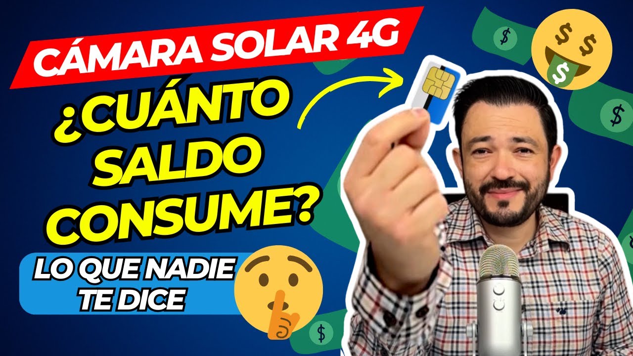 CONSUMO DE SALDO C&Aacute;MARA SOLAR 4G DE CHIP | Tarjeta SIM | Lo que NO TE DICEN | &iquest;Vale la pena?
