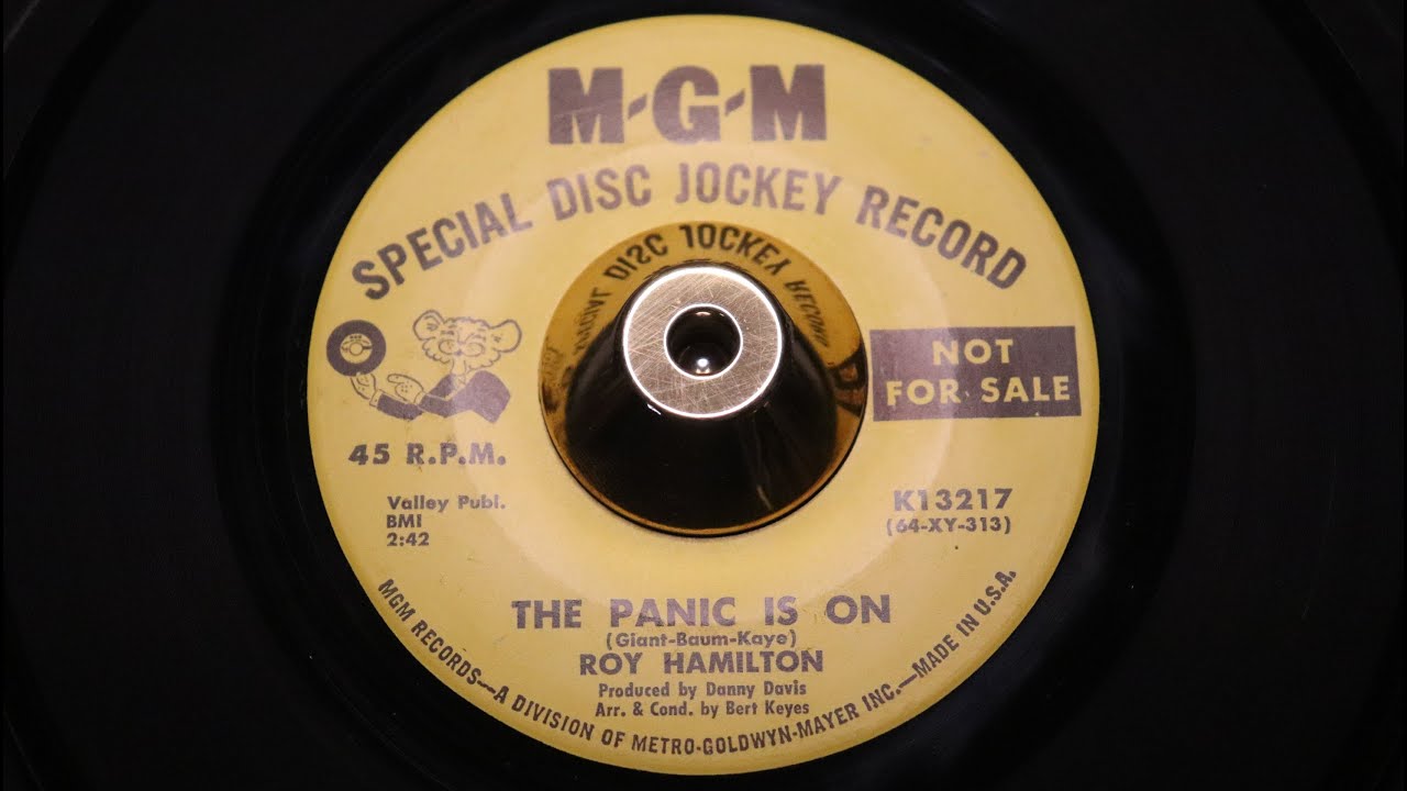 Roy Hamilton &ndash; The Panic Is On - MGM Records &ndash; K13217