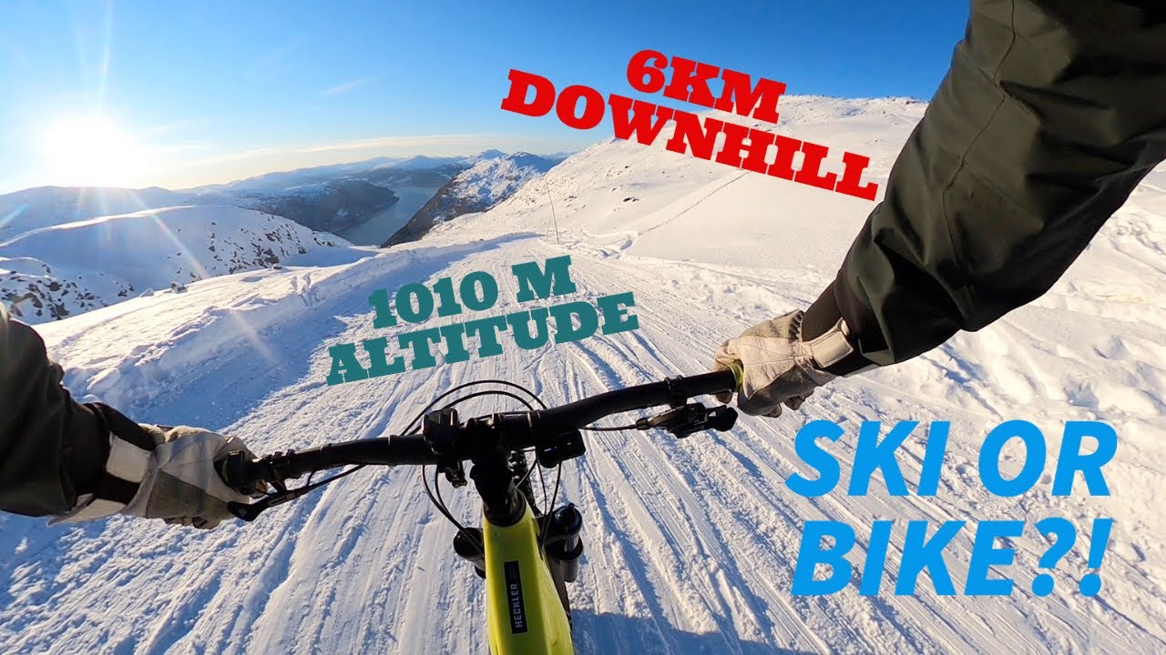 MINI MEGAVALANCE - 6KM downhill on snow - Hoven in Loen
