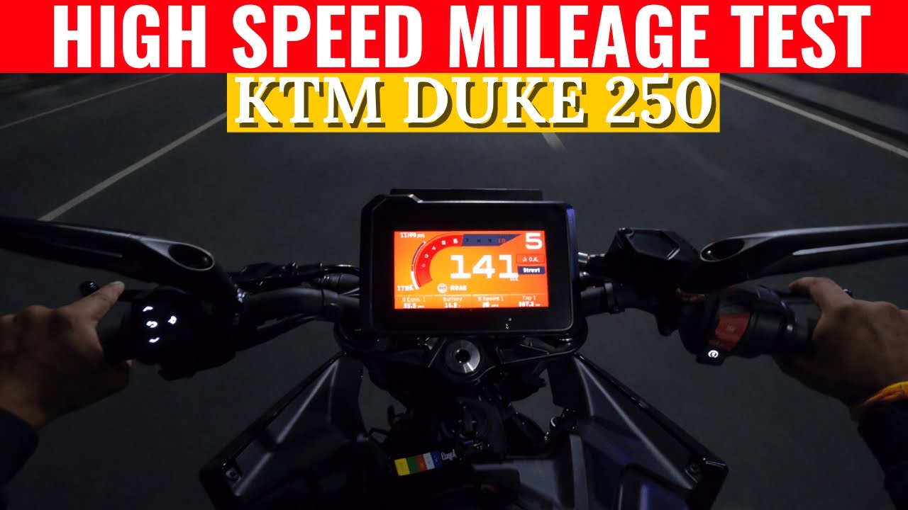 KTM Duke 250 High Speed Mileage Test 🔥 Real Highway Result | Atul Agnihotri