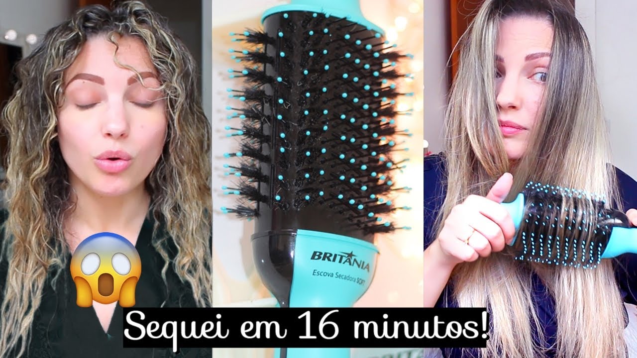 NOVA ESCOVA SECADORA BRITÂNIA SOFT | testando e falando Por Bia Munstein