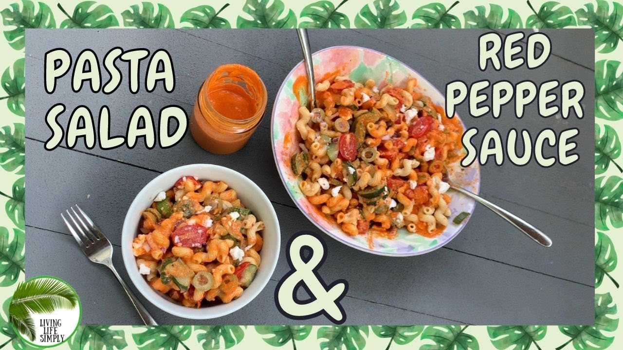PASTA SALAD W/ ROASTED PEPPER DRESSING